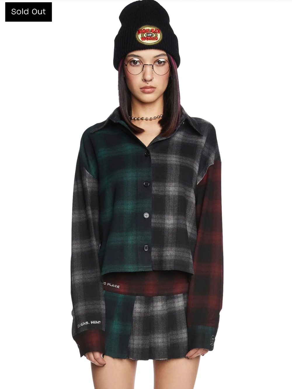 DOLLS KILL X DARIA  90S CYNIC PLAID Set